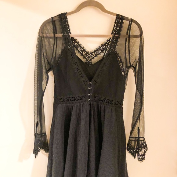 Free People, worn once, little black dress - Picture 4 of 5